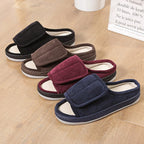 Extra Wide Comfort Slippers – Open Toe