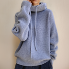 Charlotte Women's Merino Wool Turtleneck Hoodie
