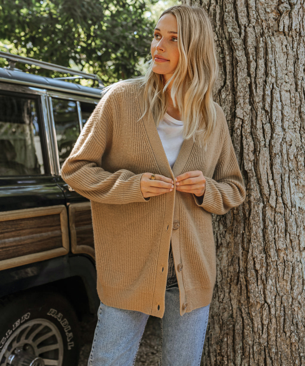 Poppy | Soft Oversized Ribbed Cardigan