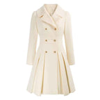 Women's Knee Length Flared Winter Coat