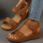 Women's Leather Orthopedic Sandals – Arch Support