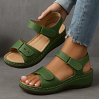 Women's Leather Orthopedic Sandals – Arch Support