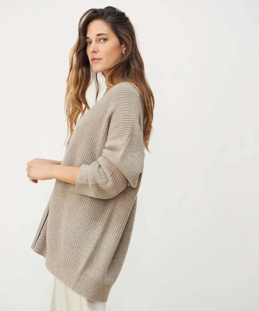 Poppy | Soft Oversized Ribbed Cardigan