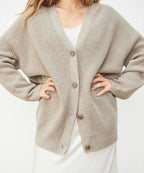 Poppy | Soft Oversized Ribbed Cardigan