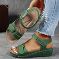 Women's Leather Orthopedic Sandals – Arch Support