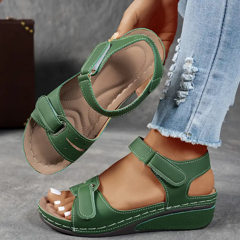 Women's Leather Orthopedic Sandals – Arch Support