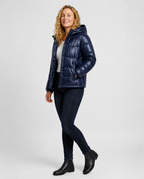 Women's Oversized Hooded Puffer Jacket – Zip Front