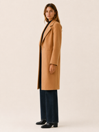 Elsie | Classic Single-Breasted Notched Lapel Trench Coat
