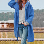 Evelyn | Classic Oversized Button Front Coat
