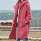Evelyn | Classic Oversized Button Front Coat