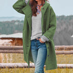 Evelyn | Classic Oversized Button Front Coat