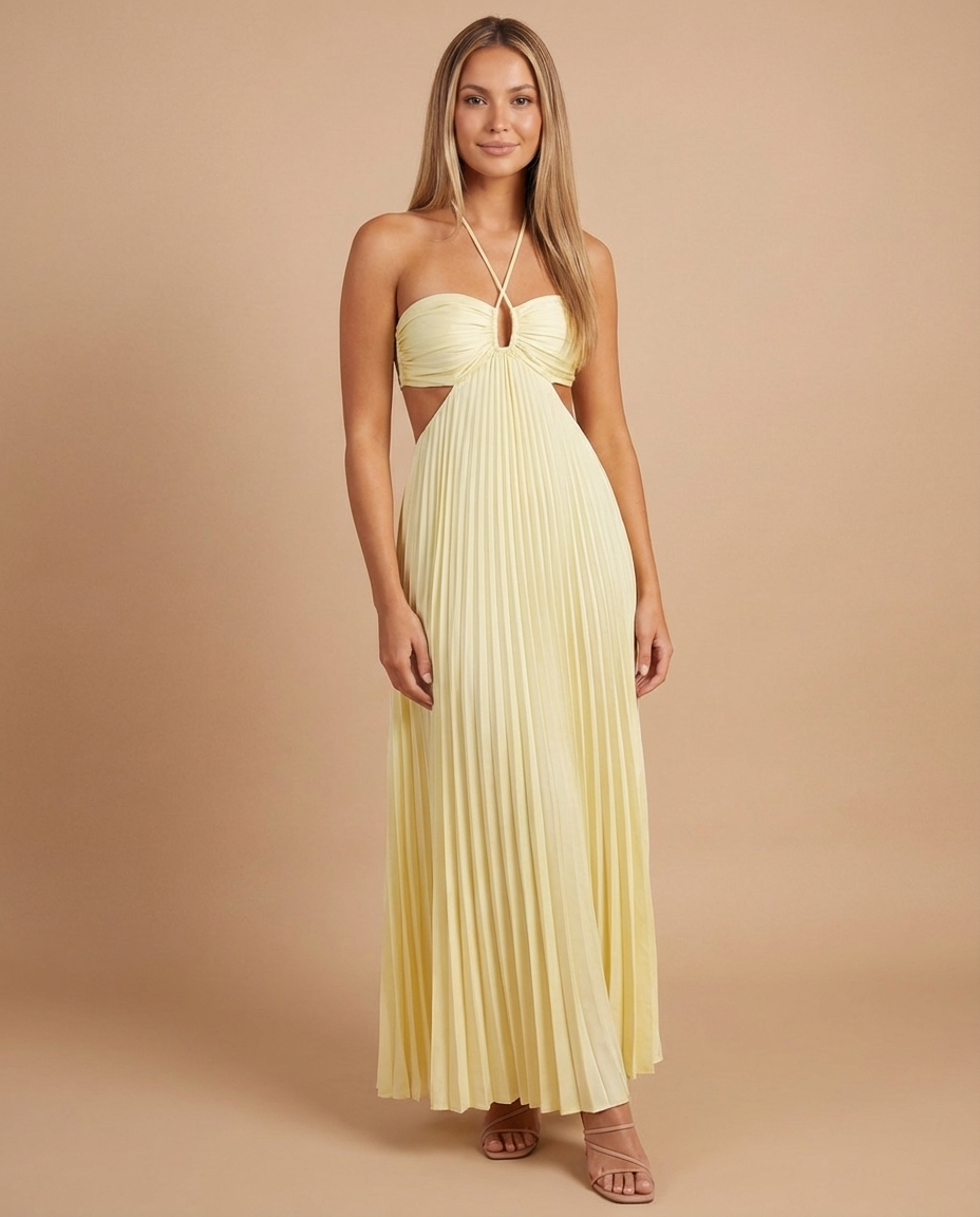 knee length dresses for ladies Velvi - Size Small, Kari Wrap Maxi Dress - Mauve - Final Sale