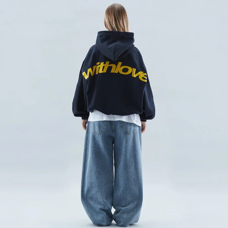 Oversized Streetwear Hoodie – Adjustable Hood