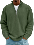 Men's Relaxed Fit Half Zip Jumper