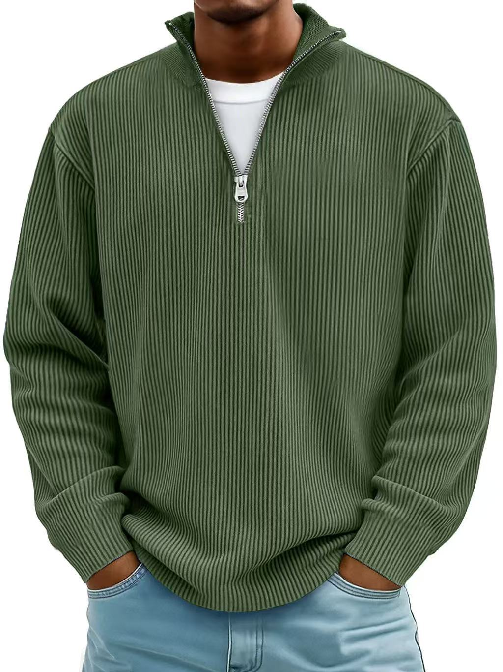 Men's Relaxed Fit Half Zip Jumper