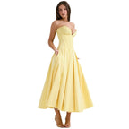 Laarni Off Shoulder Corset Midi Dress