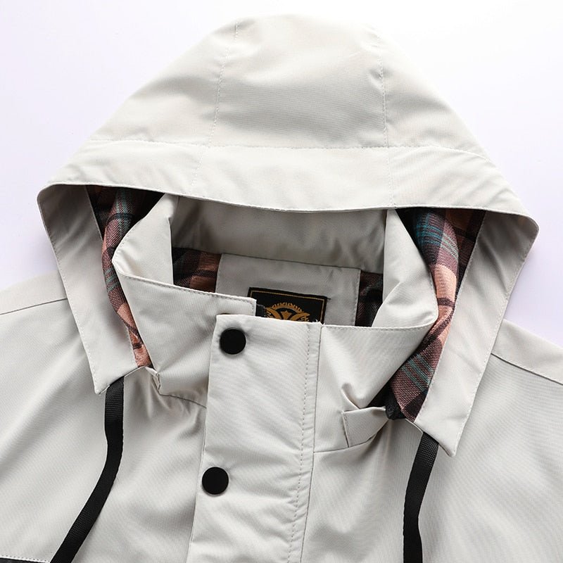 Men's Waterproof Winter Jacket – Removable Hood