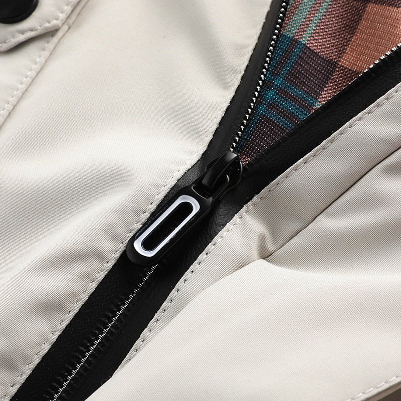 Men's Waterproof Winter Jacket – Removable Hood
