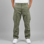 Men's Straight Leg Cargo Pants – Pleated Pockets