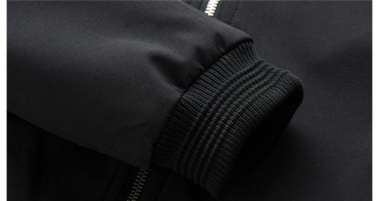 Men's Zip Front Bomber Jacket