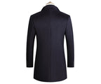 Men's Three-Button Single-Breasted Overcoat