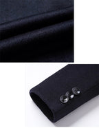 Men's Three-Button Single-Breasted Overcoat