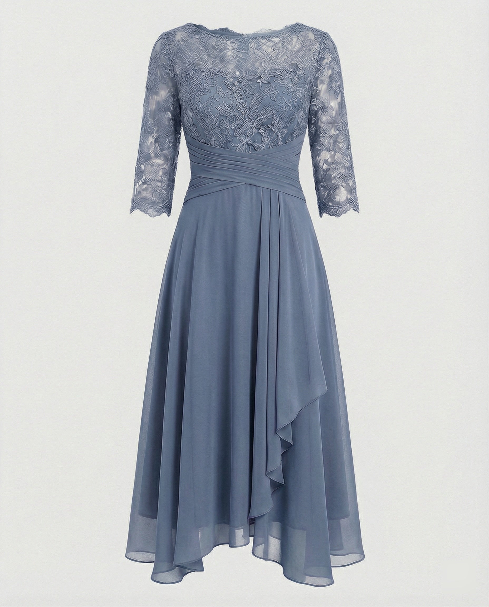 Women's Lace Fit & Flare Midi Dress