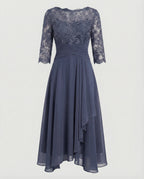 Women's Lace Fit & Flare Midi Dress