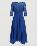 Women's Lace Fit & Flare Midi Dress