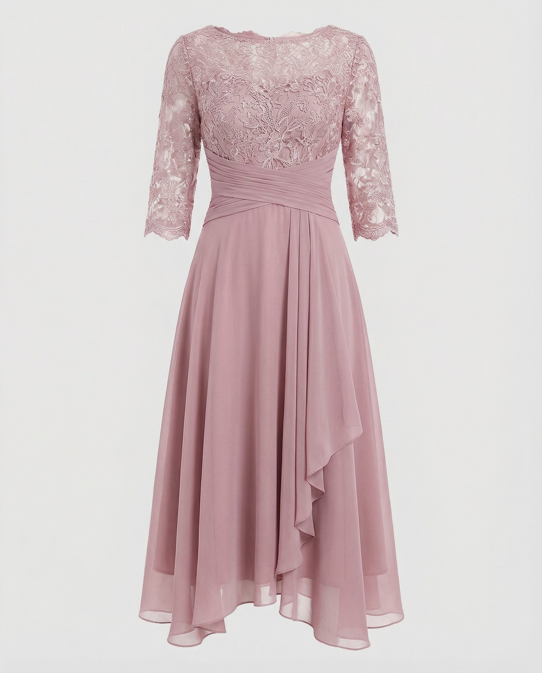 Women's Lace Fit & Flare Midi Dress