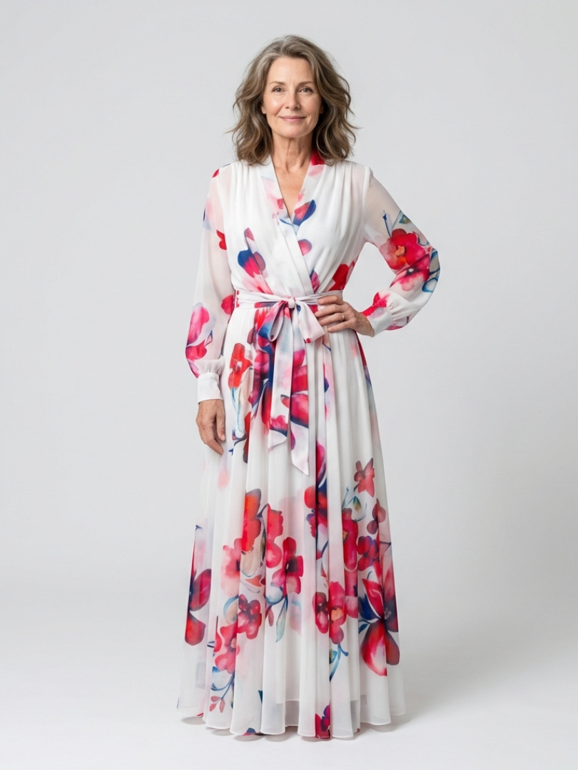 Delilah | Floral Wrap Maxi Dress