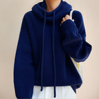 Charlotte Women's Merino Wool Turtleneck Hoodie