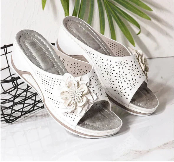 Amy - Orthopedic Sandals in Soft Leather with Arch Support