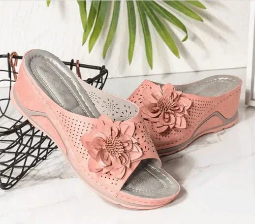 Amy - Orthopedic Sandals in Soft Leather with Arch Support
