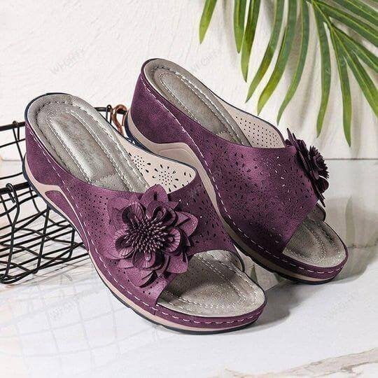 Amy - Orthopedic Sandals in Soft Leather with Arch Support