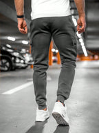 Men's Cropped Stretch Joggers – Drawcord Waist