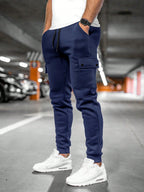 Men's Cropped Stretch Joggers – Drawcord Waist