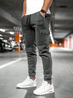 Men's Cropped Stretch Joggers – Drawcord Waist