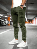 Men's Cropped Stretch Joggers – Drawcord Waist
