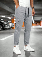 Men's Cropped Stretch Joggers – Drawcord Waist