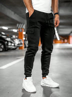 Men's Cropped Stretch Joggers – Drawcord Waist