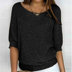 Poppy | Chunky Knit Boat Neck Jumper