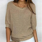 Poppy | Chunky Knit Boat Neck Jumper