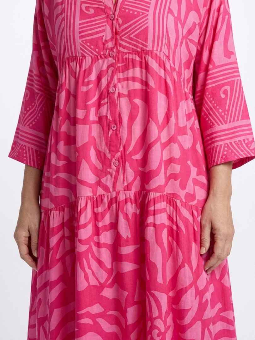 Savannah | Button Front Maxi Dress