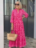 Savannah | Button Front Maxi Dress