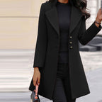 Ava | Structured Notched Lapel Coat