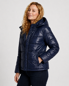 Women's Oversized Hooded Puffer Jacket – Zip Front