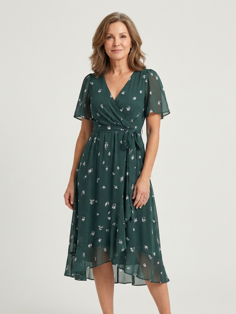 Hailey | Wrap Tie Flow Dress