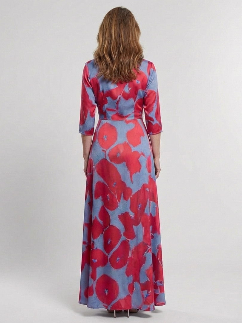 Audrey | Floral Sash Maxi Dress