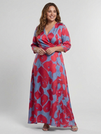 Audrey | Floral Sash Maxi Dress